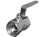 316一片式螺纹球阀