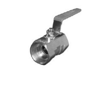 304一片式螺纹球阀